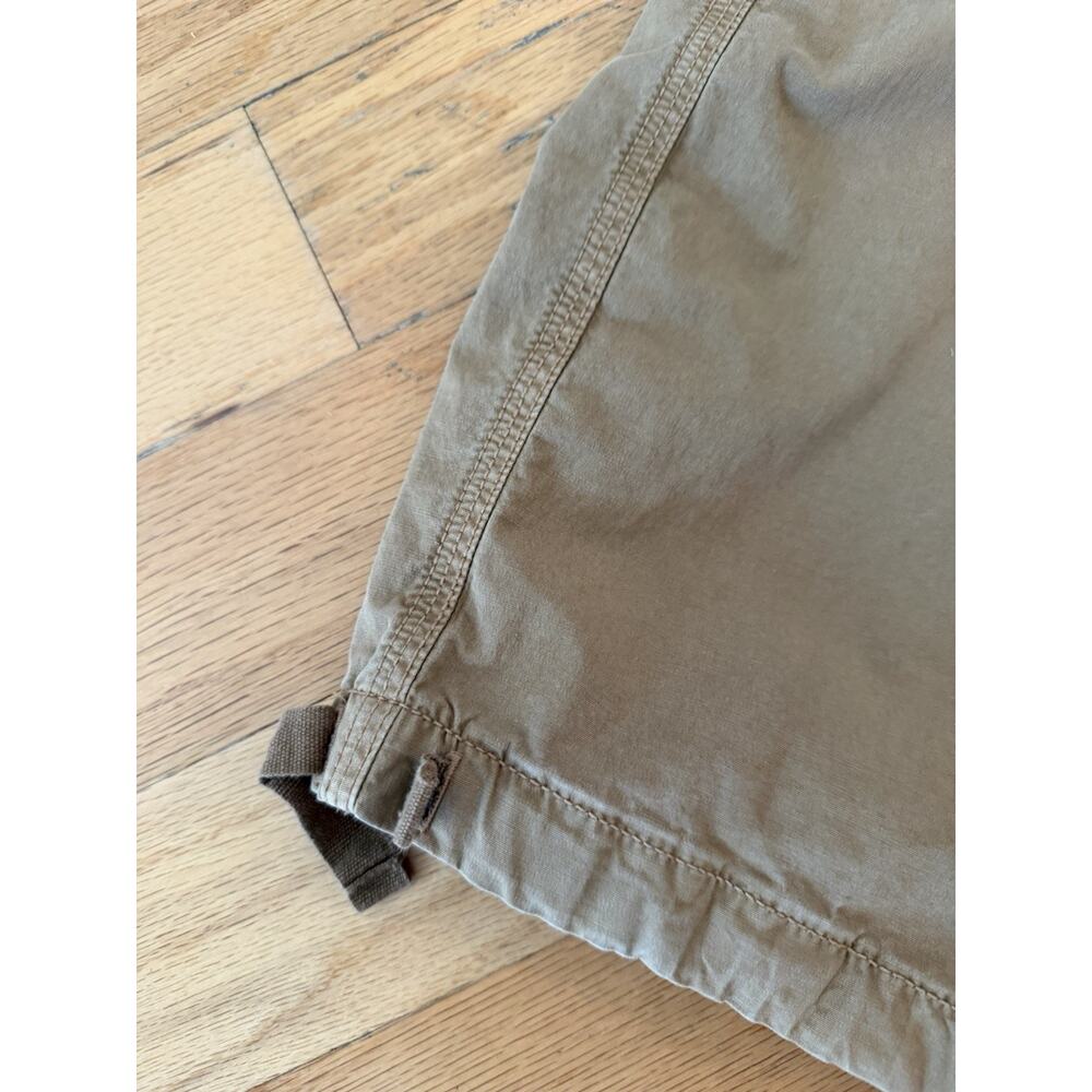 American Eagle Cargo Pants Womens 8 Tan Khaki Stretch Utility Hiking Pockets - Picture 5 of 8